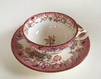 Sarreguemines - Tasse et soucoupe - Porcelaine - numéro de, Antiquités & Art