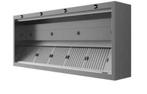 RVS Afzuigkap Extractor Inductie model 300cm, zonder motor, Nieuw