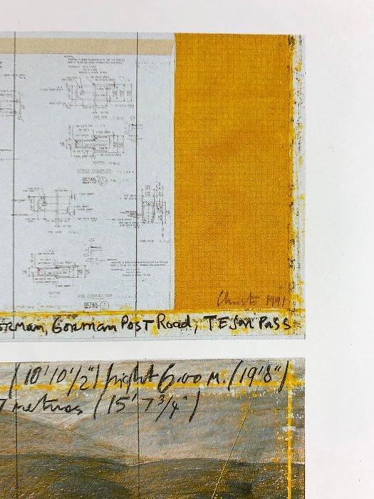 Christo & Jeanne-Claude (1935-2020) - The Umbrellas Yellow,, Antiek en Kunst, Kunst | Tekeningen en Fotografie