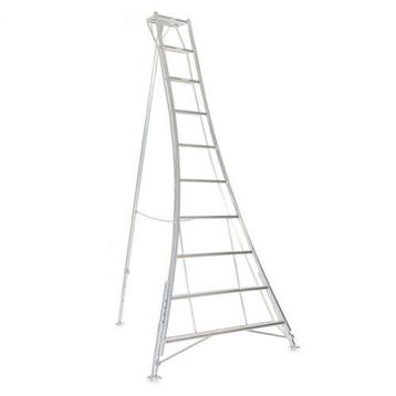 Vultur tripod ladder 360 cm met 3 verstelbare poten, Ophalen of Verzenden, Ladder