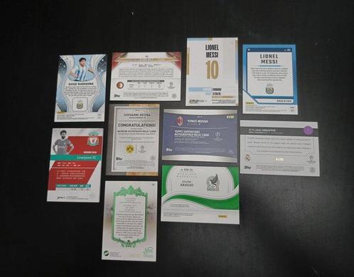 Topps Museum, Topps Chrome, Futera - Mbappe /99, Zidane /50,, Verzamelen, Stickers