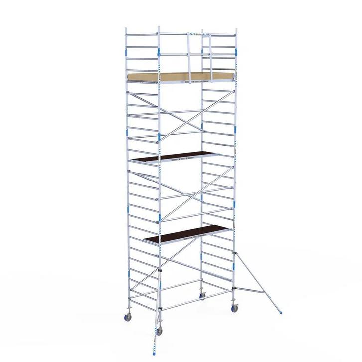 ALX rolsteiger 135 x 8,2m WH met voorloopleuning, Doe-het-zelf en Bouw, Steigers, Rolsteiger of Kamersteiger, Nieuw, 5 meter of hoger