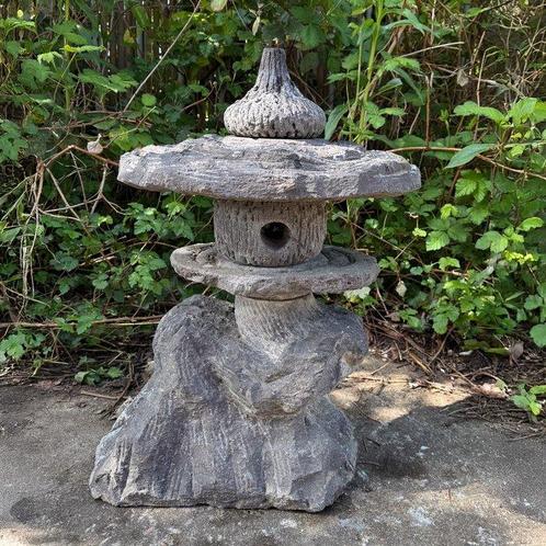 lampe de montagne - Pierre de lave - Japon - période Taishô, Antiek en Kunst, Antiek | Overige Antiek