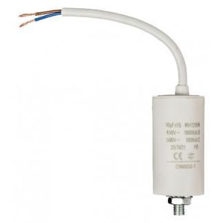Condensator - Aanloop - 10.0 F (Max. 450V, Met kabel), Bricolage & Construction, Électricité & Câbles, Envoi