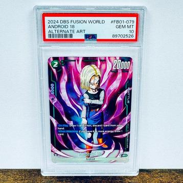 Bandai - 1 Graded card - Dragon Ball - Android 18 - Dragon