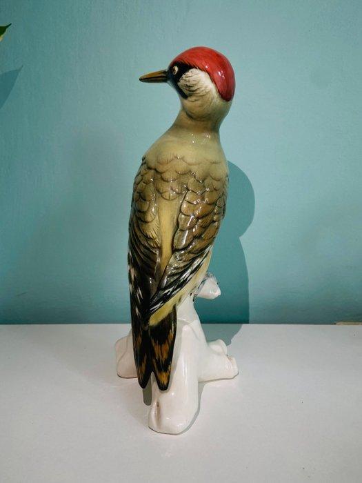 Karl Ens, Volkstedt - Beeldje - Woodpecker - Porselein, Antiek en Kunst, Antiek | Glaswerk en Kristal