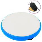 vidaXL Gymnastiekmat met pomp opblaasbaar 100x100x10 cm PVC, Sport en Fitness, Verzenden, Nieuw