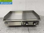 RVS Grillplaat Bakplaat 1/2 geribbeld 73 cm 2 x 230V Horeca, Ophalen of Verzenden, Nieuw in verpakking
