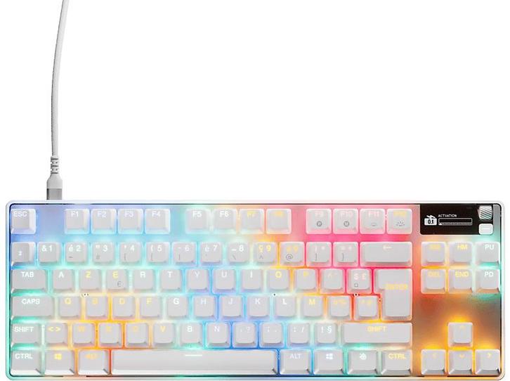 Steelseries - Gaming-toetsenbord - Azerty - Wit, Informatique & Logiciels, Claviers, Envoi