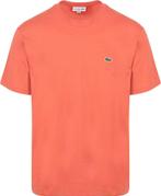 Lacoste T-Shirt Oranje maat Maat 46 (S) of kleiner Heren, Vêtements | Hommes, T-shirts, Verzenden