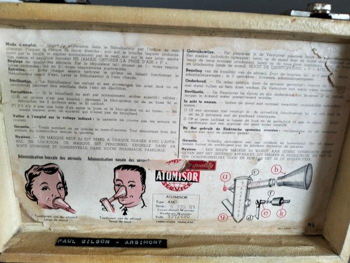 atomisor - Medisch instrument - Metaal, rubber hout -, Antiek en Kunst, Antiek | Wandborden en Tegels