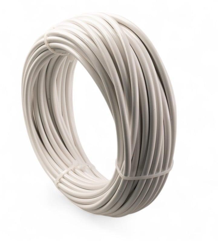 Rvs Waslijn wit pvc omspoten 3/5 mm x 20 meter - Supersterk, Tuin en Terras, Overige Tuin en Terras, Verzenden