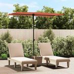 vidaXL Parasol met aluminium paal 2x1,5 m terracottakleurig, Verzenden, Nieuw
