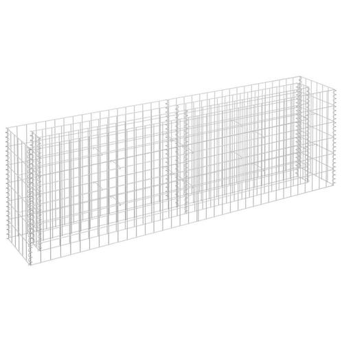 Gabion Plantenbak Verhoogd 180cm - Tweede Kansje - Stevig..., Tuin en Terras, Bloembakken en Plantenbakken, 60 cm of meer, 100 cm of meer