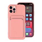 iPhone 8 Kaarthouder Hoesje - Wallet Card Slot Cover Roze, Verzenden, Nieuw