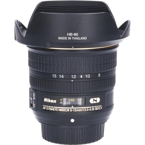Tweedehands Nikon AF-S 8-15mm f/3.5-4.5E ED Fisheye CM4240, Audio, Tv en Foto, Foto | Lenzen en Objectieven, Overige typen, Gebruikt