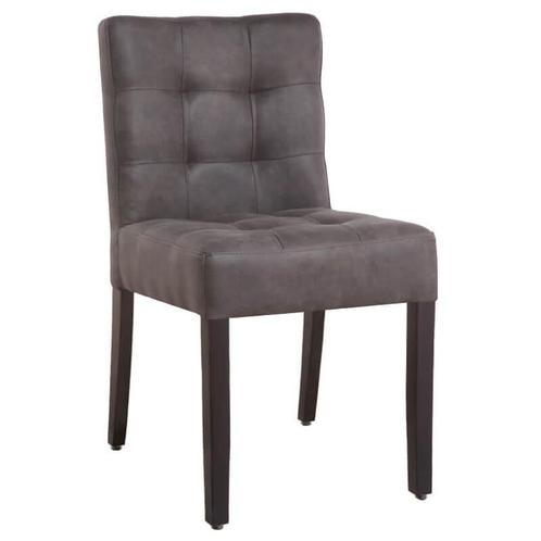 Stoel | DEX | Microvezel/Hout | Anthracite | Wengé Poten |, Zakelijke goederen, Horeca | Keukenapparatuur, Nieuw in verpakking