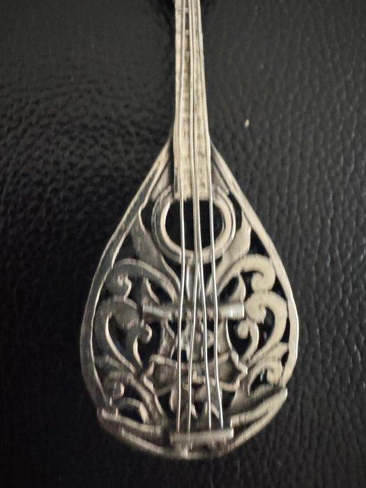 Figuur - Poncho - .800 zilver, Antiquités & Art, Antiquités | Argent & Or