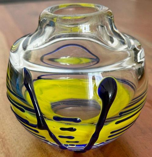 Moser Karlovarske Sklo Glashütte - Studio Glas Vase um 1960, Antiek en Kunst, Antiek | Glaswerk en Kristal