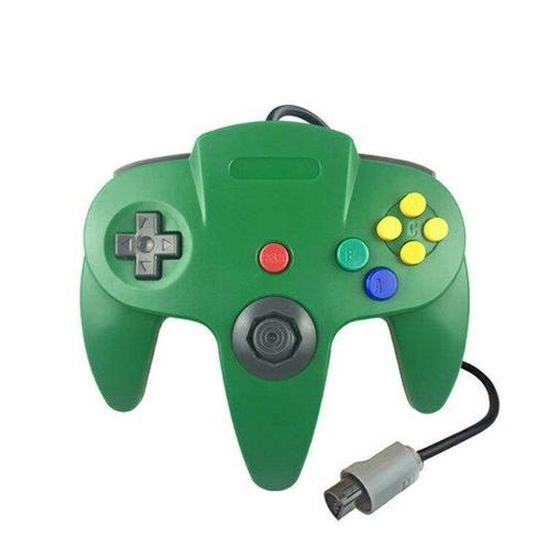 Nieuwe Nintendo 64 Controller Green, Consoles de jeu & Jeux vidéo, Consoles de jeu | Nintendo 64, Envoi