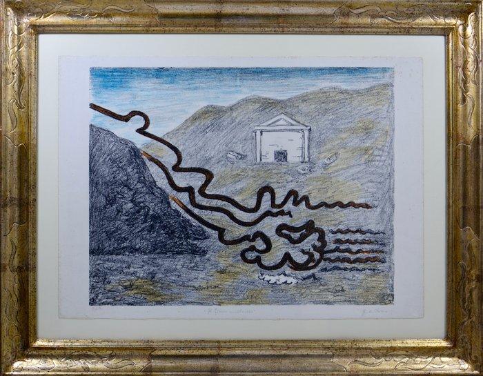 Giorgio De Chirico (1888-1978) - Il Fiume Misterioso, Antiquités & Art, Antiquités | Autres Antiquités