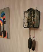 Skeletklok - metaal, perplex, messing - 1850-1900, Antiek en Kunst, Antiek | Klokken