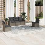 vidaXL Salon de jardin 5 pcs avec coussins gris rÃ©sine, Tuin en Terras, Tuinsets en Loungesets, Verzenden, Salons de jardin