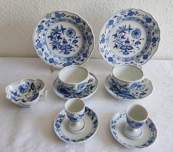 Meissen - Zwiebelmuster –Kaffeeset für 2 Personen, Meissen,