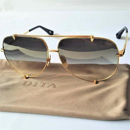 Dita - TITANIUM - Aviator - Gold - Special Frame - Premium -, Handtassen en Accessoires, Zonnebrillen en Brillen | Dames