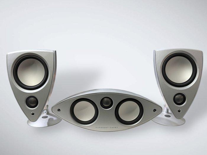 Mordaunt-Short - MS402 Zilver Luidsprekerset - Diverse, TV, Hi-fi & Vidéo, Radios