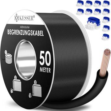 KESSER® Begrenzingskabel 50 m + 12 kabelconnectoren voor rob beschikbaar voor biedingen