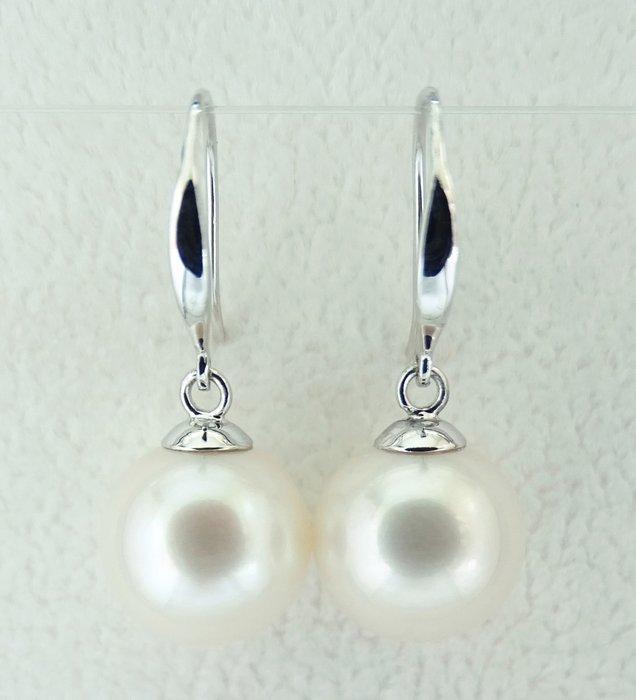 Zonder minimumprijs - Oorbellen - 18 karaat Witgoud Parel -, Bijoux, Sacs & Beauté, Boucles d'oreilles
