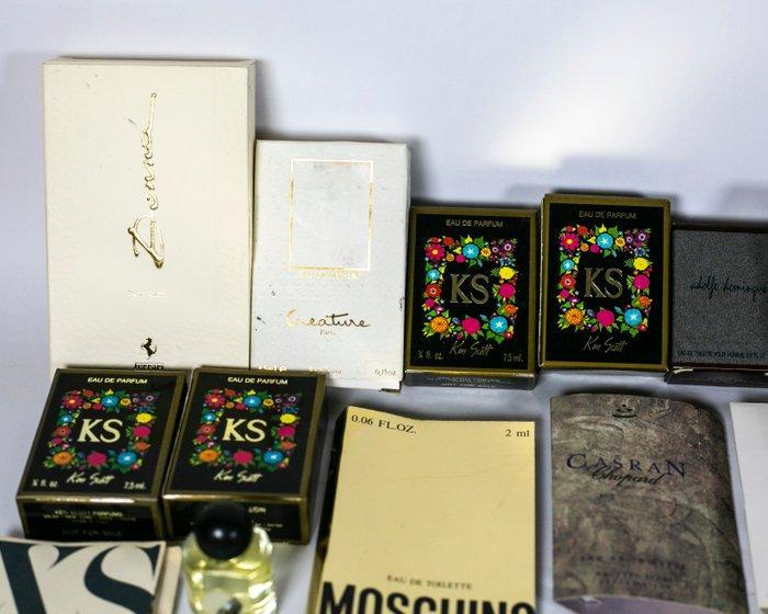 Nina Ricci - Ferrari - Lancome -Ken Scott - Cerruti -, Antiek en Kunst, Antiek | Glaswerk en Kristal