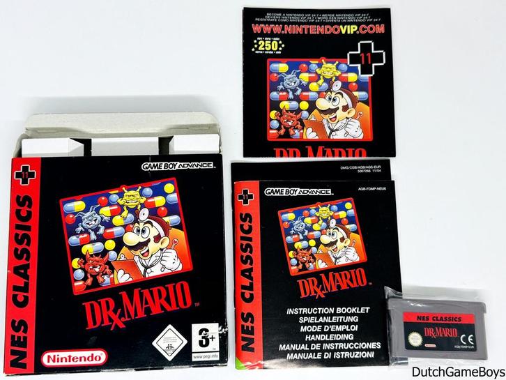 Gameboy Advance / GBA - Dr. Mario - Nes Classics - NEU6, Games en Spelcomputers, Games | Nintendo Game Boy, Gebruikt, Verzenden