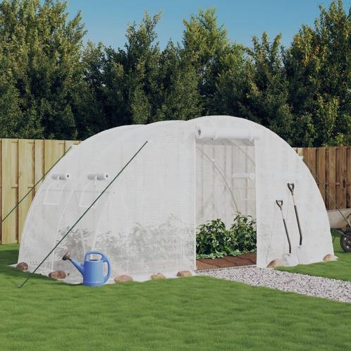 vidaXL Tuinkas met stalen frame 8 m² 4x2x2 m, Tuin en Terras, Kassen, Nieuw, Verzenden