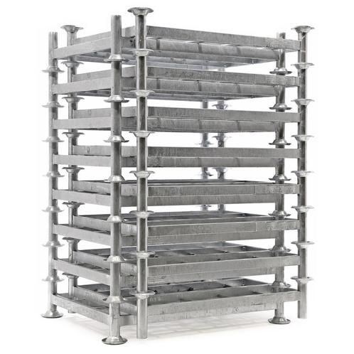 Gebruikte Mobiele stapelrack mobiele rack partij aanbieding, Zakelijke goederen, Kantoor en Winkelinrichting | Magazijn, Stelling en Opslag