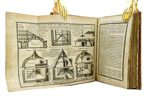 S. Daviler - Cours darchitecture qui comprend les ordres de, Antiek en Kunst, Antiek | Boeken en Manuscripten