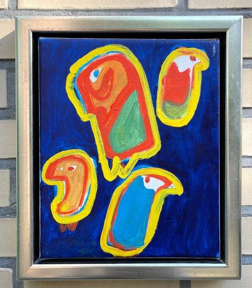 Finn Pedersen (1944-2014) - Abstract figures, Antiek en Kunst, Kunst | Schilderijen | Modern