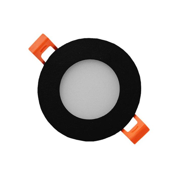 IP44 LED Downlight 3W 8,5cm Zwart 4000K, Tuin en Terras, Buitenverlichting, Nieuw, Led, Netvoeding, Verzenden