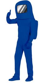 Astronautenpak Kind Blauw 14/16 jaar, Verzenden, Nieuw