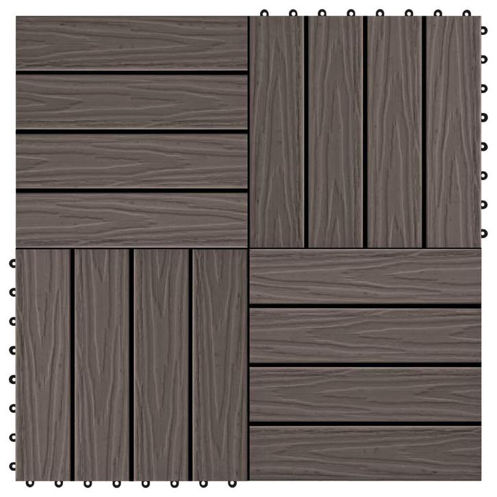 Terrastegels 30x30 Donkerbruin: Tweede Kansje voor Jouw T..., Tuin en Terras, Tegels en Klinkers, Nieuw, Composiet, Terrastegels