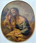 Italian school (XVIII) - Saint Peter Repentant, Antiek en Kunst, Kunst | Schilderijen | Klassiek