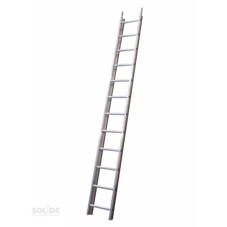 Solide dakladder 3 mtr DL12, Doe-het-zelf en Bouw, Ladders en Trappen, Nieuw, Verzenden