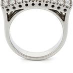 Ring - 18 karaat Witgoud - 0.60ct. tw. Diamant (Natuurlijk), Nieuw