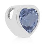 Hanger - 18 karaat Witgoud - 2.18ct. tw. Saffier
