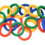 Set van 20 sleutelringen (4 kleuren), Verzenden, Nieuw