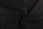 Linnen stof zwart - Ongewassen linnen stof 10m op rol, Nieuw, Verzenden