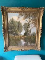 W.J. Alberts (1912-1990) - Koeien in een landschap bij