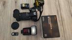 Nikon D5000 + Sigma 18-250 DC OS + Godox TT685 Digitale, Nieuw