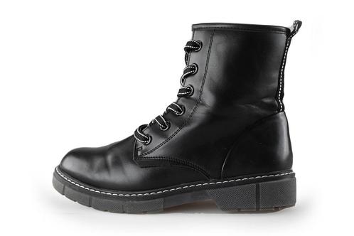 Marco Tozzi Veterboots in maat 39 Zwart | 5% extra korting, Kleding | Dames, Schoenen, Zwart, Zo goed als nieuw, Overige typen
